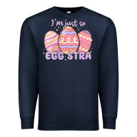 Navy i'm just so egg stra Premium Sweatshirt - MaliasSmallBusiness