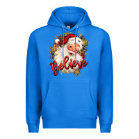 True Royal believe christmas santa claus Premium Hoodie - MaliasSmallBusiness