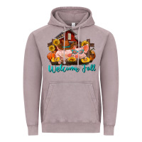 Vintage Zinc Welcome fall pigs Vintage Hoodie - RanaPortraitStore