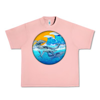 Salmon humpback whale Urban Heavy Tee - BarkalooDesign
