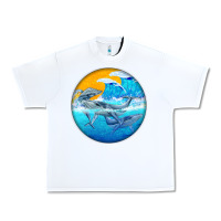 White humpback whale Urban Heavy Tee - BarkalooDesign