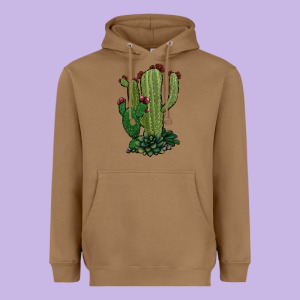Cactus Heavyweight Hoodie Designed By Jasminsmagicworld
