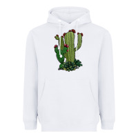 White cactus Heavyweight Hoodie - Jasminsmagicworld