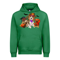 Emerald Halloween beagle dog Urban Hoodie - RanaPortraitStore