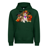 Forest Green Halloween beagle dog Urban Hoodie - RanaPortraitStore
