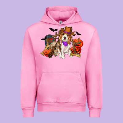 Halloween Beagle Dog Urban Hoodie Designed By Ranaportraitstore