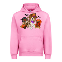 Fuchsia Pink Halloween beagle dog Urban Hoodie - RanaPortraitStore