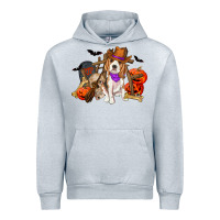Heather Grey Halloween beagle dog Urban Hoodie - RanaPortraitStore