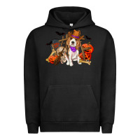 Pigment Black Halloween beagle dog Urban Hoodie - RanaPortraitStore