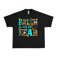 Black faith over fear Urban Heavy Tee - Zillion Design Studio