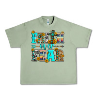 Oil Green faith over fear Urban Heavy Tee - Zillion Design Studio