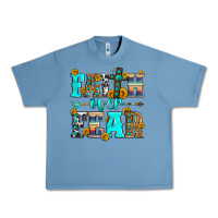 Pebble Blue faith over fear Urban Heavy Tee - Zillion Design Studio