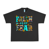 Pigment Black faith over fear Urban Heavy Tee - Zillion Design Studio