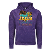 Cloud Purple jesus it s not religion it s a relationship Vintage Hoodie - texasbilliewilder