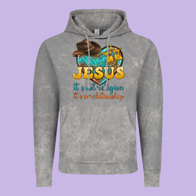 Vintage Hoodie jesus it s not religion it s a relationship