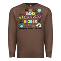 Chestnut god is so much bigger than malia Premium Sweatshirt - MaliasSmallBusiness