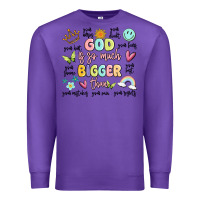 Purple god is so much bigger than malia Premium Sweatshirt - MaliasSmallBusiness
