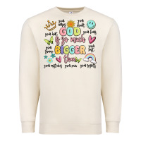 Sandshell god is so much bigger than malia Premium Sweatshirt - MaliasSmallBusiness