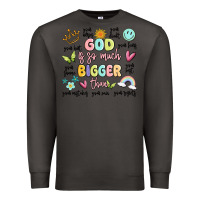 Smoke god is so much bigger than malia Premium Sweatshirt - MaliasSmallBusiness