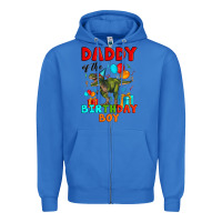 True Royal daddy of the birthday boy t rex Zipper Hoodie - Artiststas