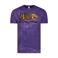Cloud Purple peace love cockapoo Vintage Tee - RanaPortraitStore