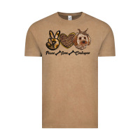 Vintage Coffee peace love cockapoo Vintage Tee - RanaPortraitStore