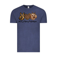 Vintage Denim peace love cockapoo Vintage Tee - RanaPortraitStore