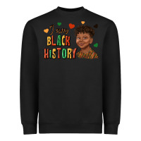 Black i am black history afro black boy child juneteenth Heavyweight Sweatshirt - texasbilliewilder