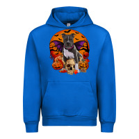 Cobalt halloween pitbull dog Urban Hoodie - RanaPortraitStore
