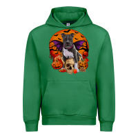 Emerald halloween pitbull dog Urban Hoodie - RanaPortraitStore