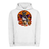 Pigment Lunar Rock halloween pitbull dog Urban Hoodie - RanaPortraitStore