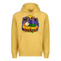 Antique Gold baby jesus Premium Hoodie - MaliasSmallBusiness