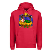 Cardinal baby jesus Premium Hoodie - MaliasSmallBusiness