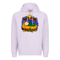 Lilac baby jesus Premium Hoodie - MaliasSmallBusiness