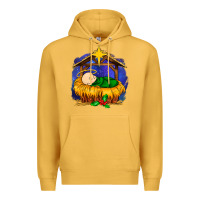 Mustard baby jesus Premium Hoodie - MaliasSmallBusiness