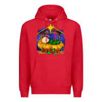 Red baby jesus Premium Hoodie - MaliasSmallBusiness