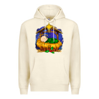 Sandshell baby jesus Premium Hoodie - MaliasSmallBusiness