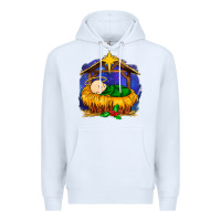 White baby jesus Premium Hoodie - MaliasSmallBusiness