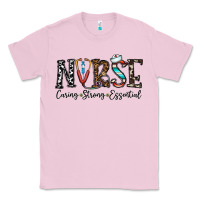 Bubblegum Pink nurse caring strong essential Classic Tee - CowhideDigitalArt
