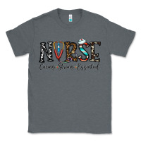 Charcoal Heather nurse caring strong essential Classic Tee - CowhideDigitalArt