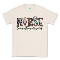 Natural nurse caring strong essential Classic Tee - CowhideDigitalArt
