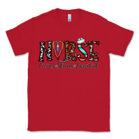 Red nurse caring strong essential Classic Tee - CowhideDigitalArt
