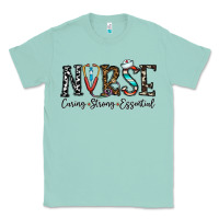 Seafoam nurse caring strong essential Classic Tee - CowhideDigitalArt