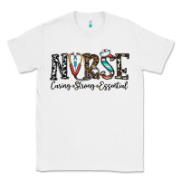 White nurse caring strong essential Classic Tee - CowhideDigitalArt