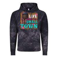 Cloud Black life is better in a small town Vintage Hoodie - texasbilliewilder