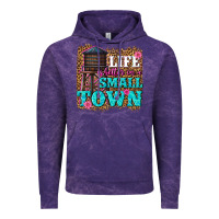 Cloud Purple life is better in a small town Vintage Hoodie - texasbilliewilder