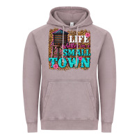 Vintage Zinc life is better in a small town Vintage Hoodie - texasbilliewilder