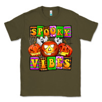 Army Green spooky vibes Classic Tee - AdoDesignShop