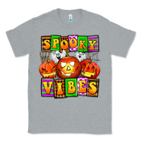 Heather Grey spooky vibes Classic Tee - AdoDesignShop