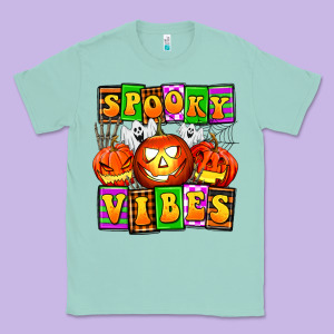 Spooky Vibes Classic Tee Designed By Adodesignshop